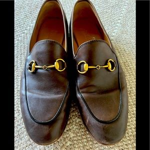 Gucci 38.5 brown loafers- reposted